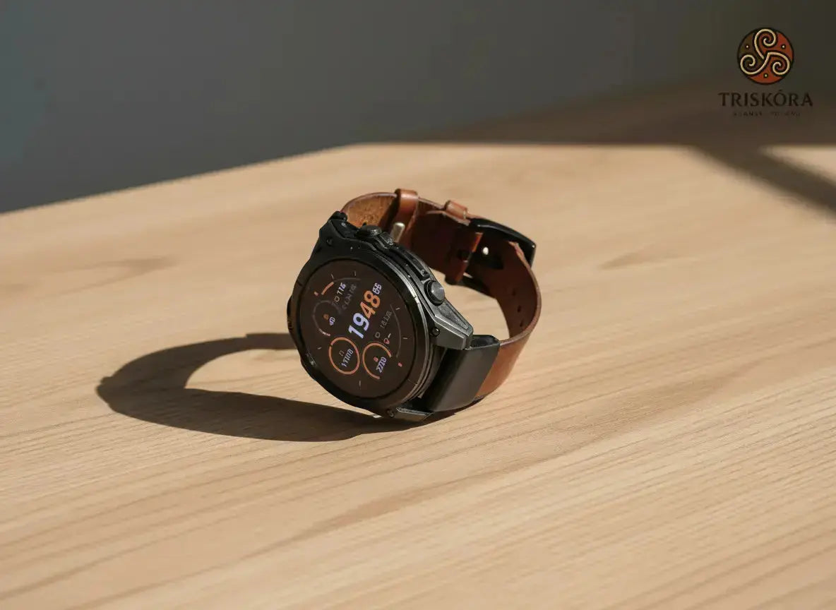 Garmin Watch Strap 22mm - QuickFit 26mm - Fenix 8X 7X 6X 5X 3 Epix 51mm Triskóra