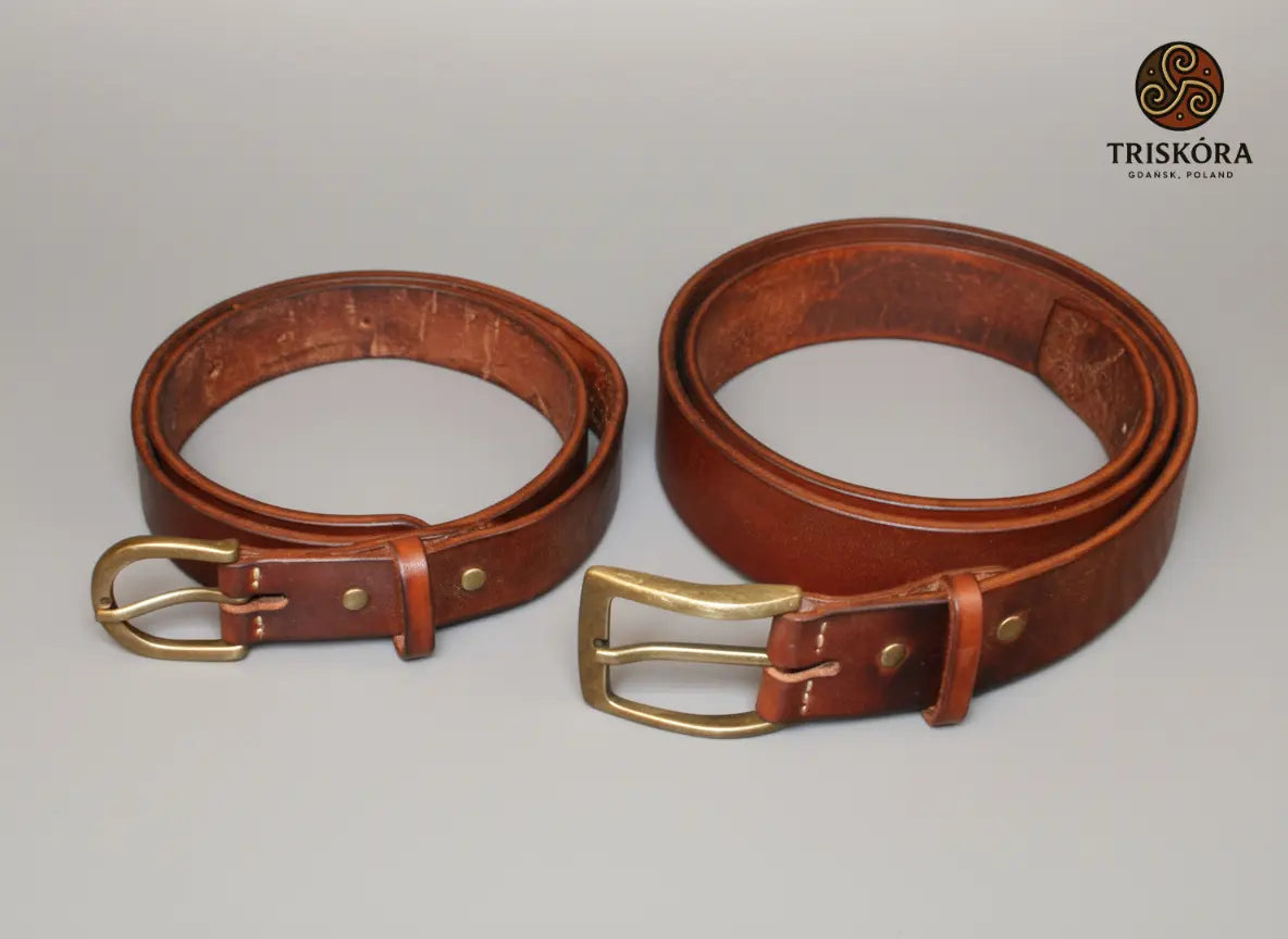 Clean Design Leather Belt Triskóra