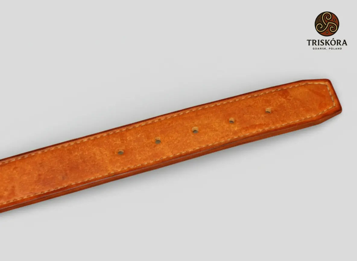 Hand Stitched Leather Belt - Triskóra