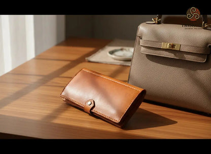 Long Leather Wallet for Women Triskóra