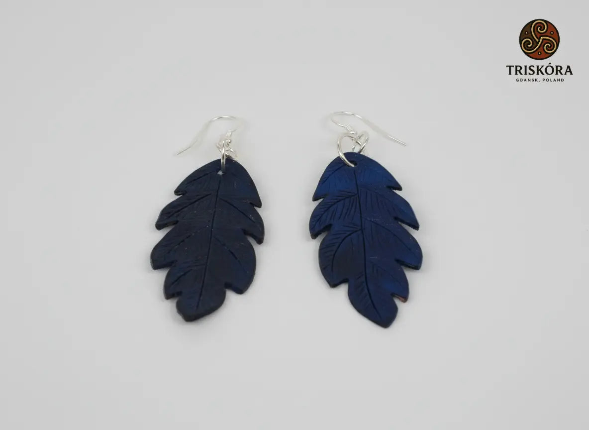 Leaf earrings Triskóra